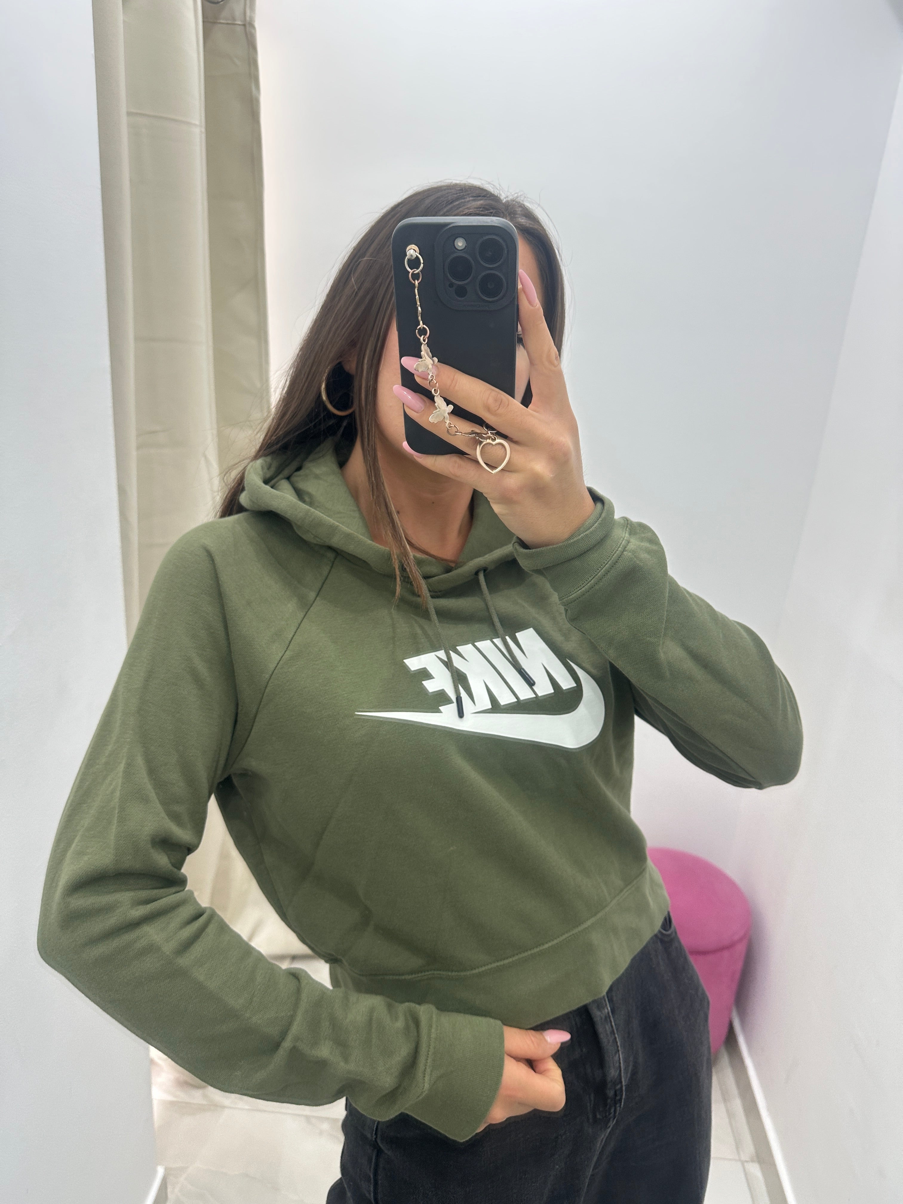 Felpa vintage nike crop