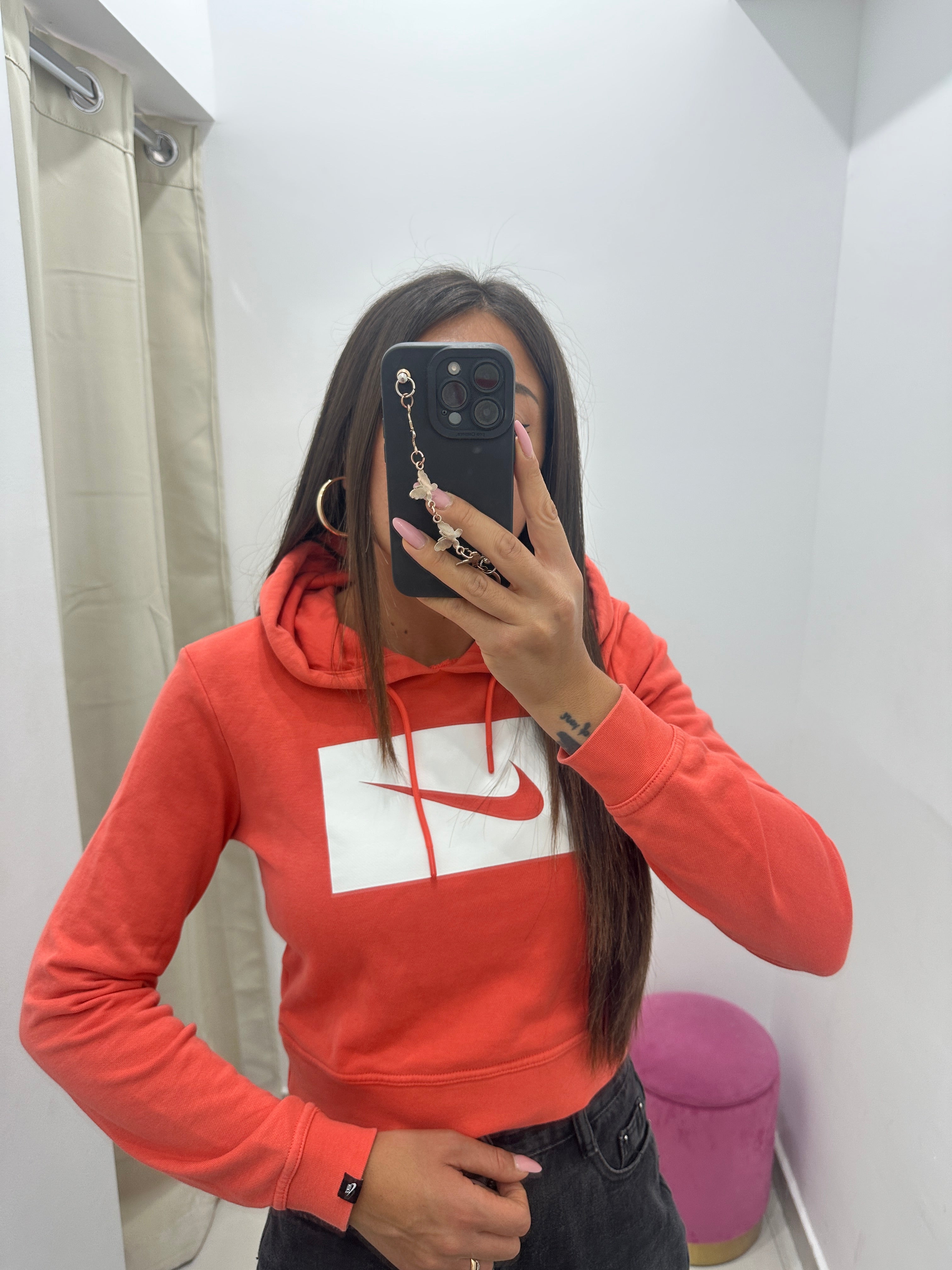 Felpa vintage Nike crop