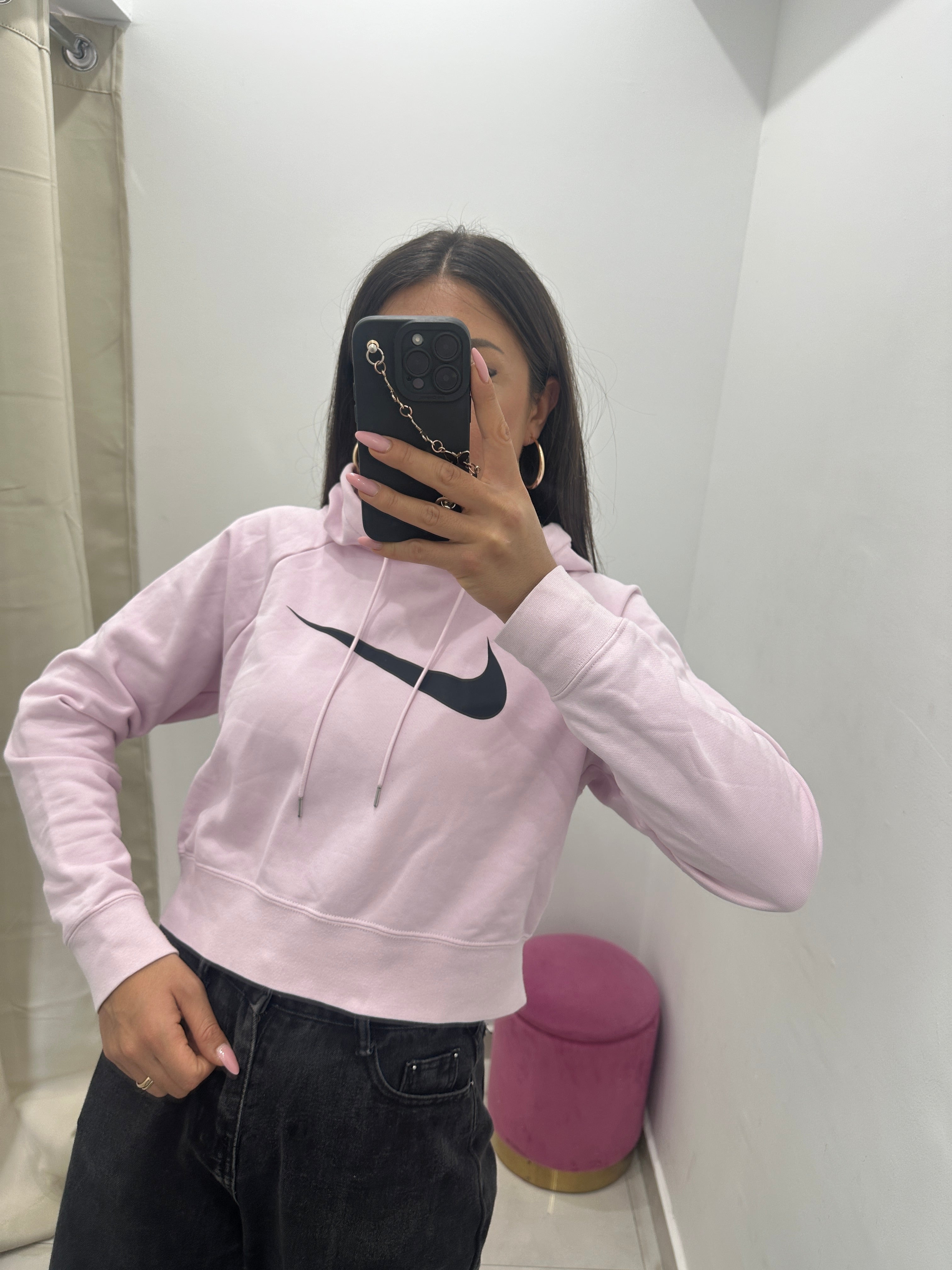 Felpa vintage nike crop
