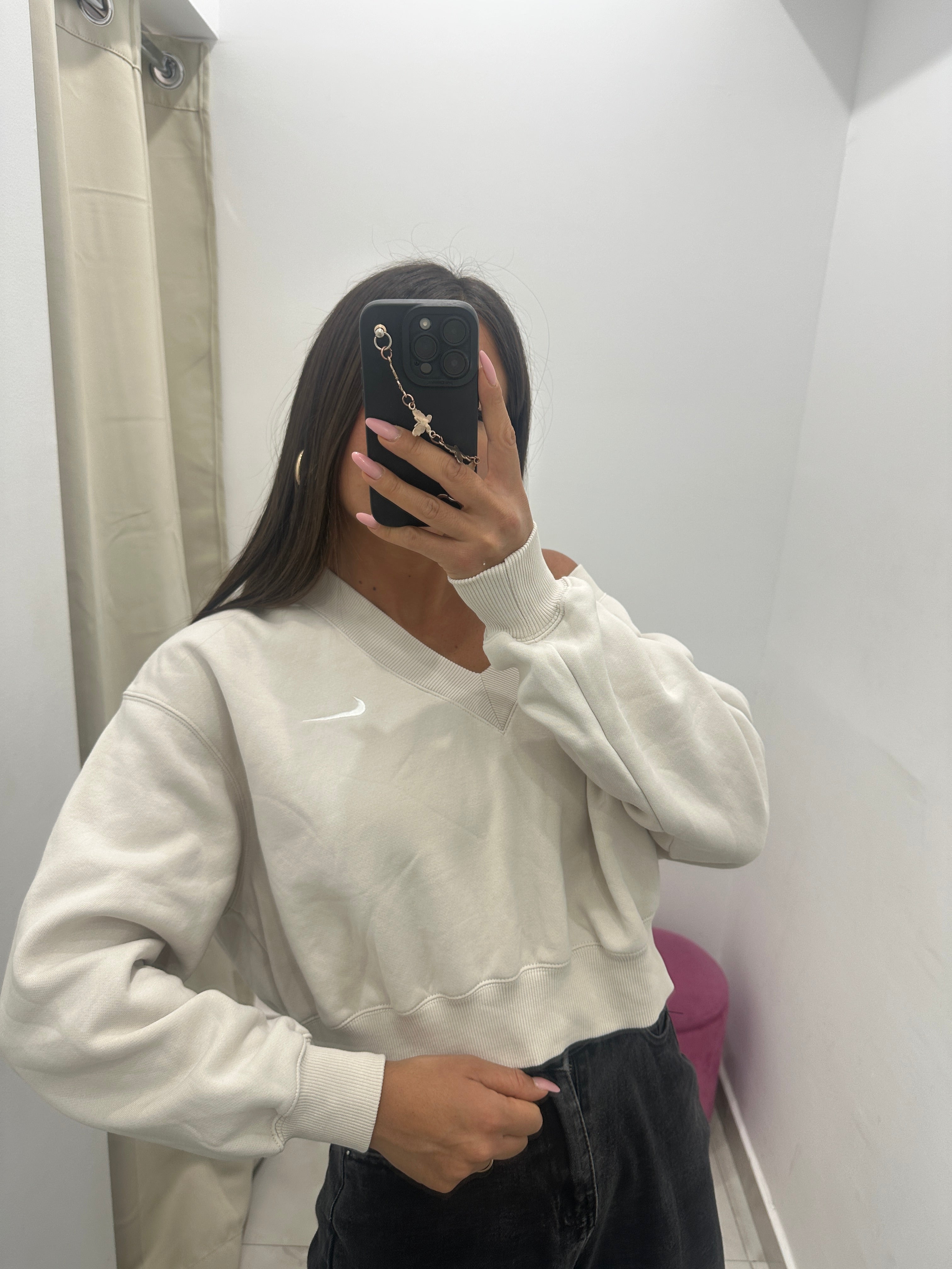 Felpa Vintage Nike Crop