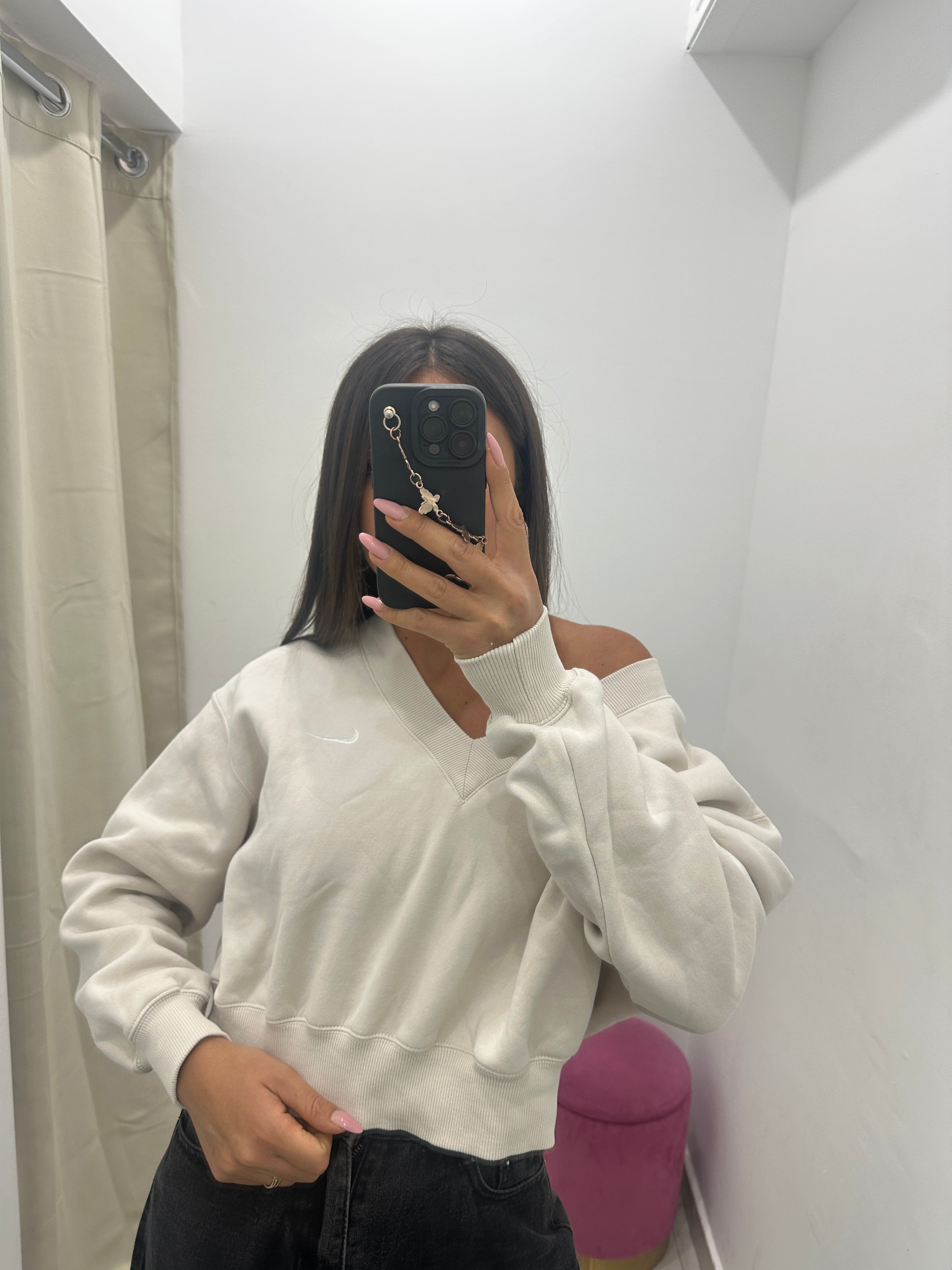 Felpa Vintage Nike Crop