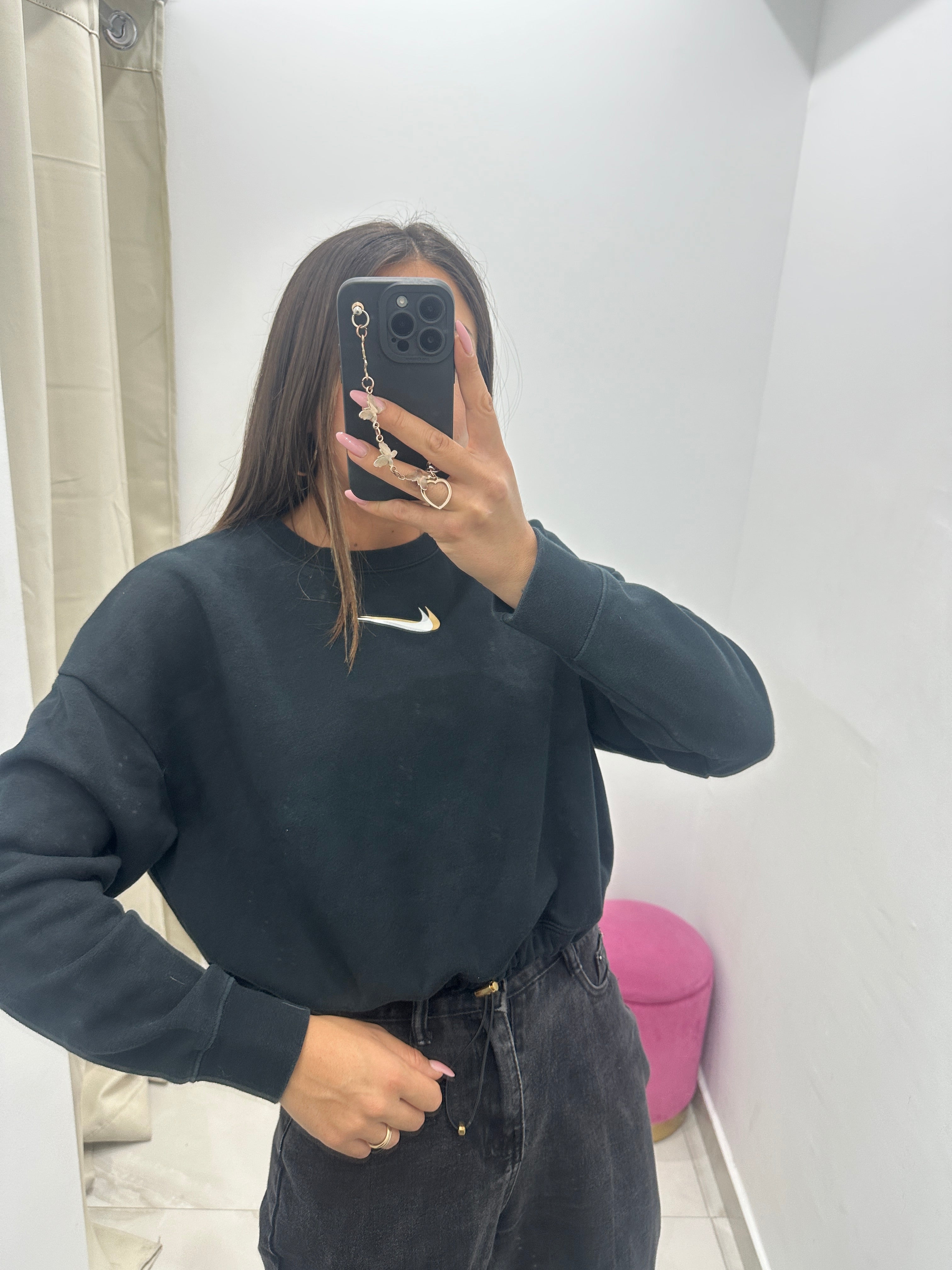 Felpa vintage nike crop