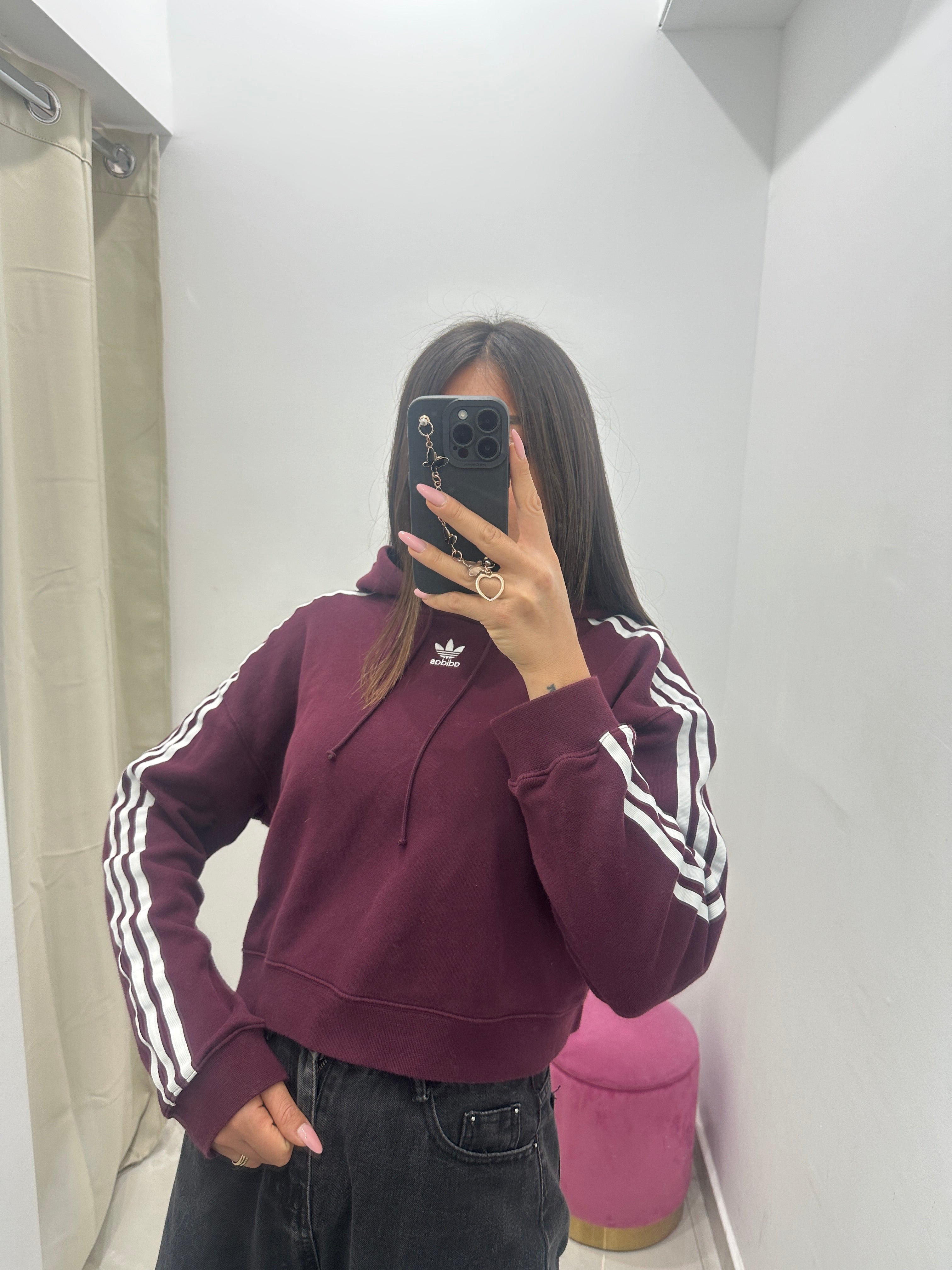 Felpa Vintage Adidas Crop