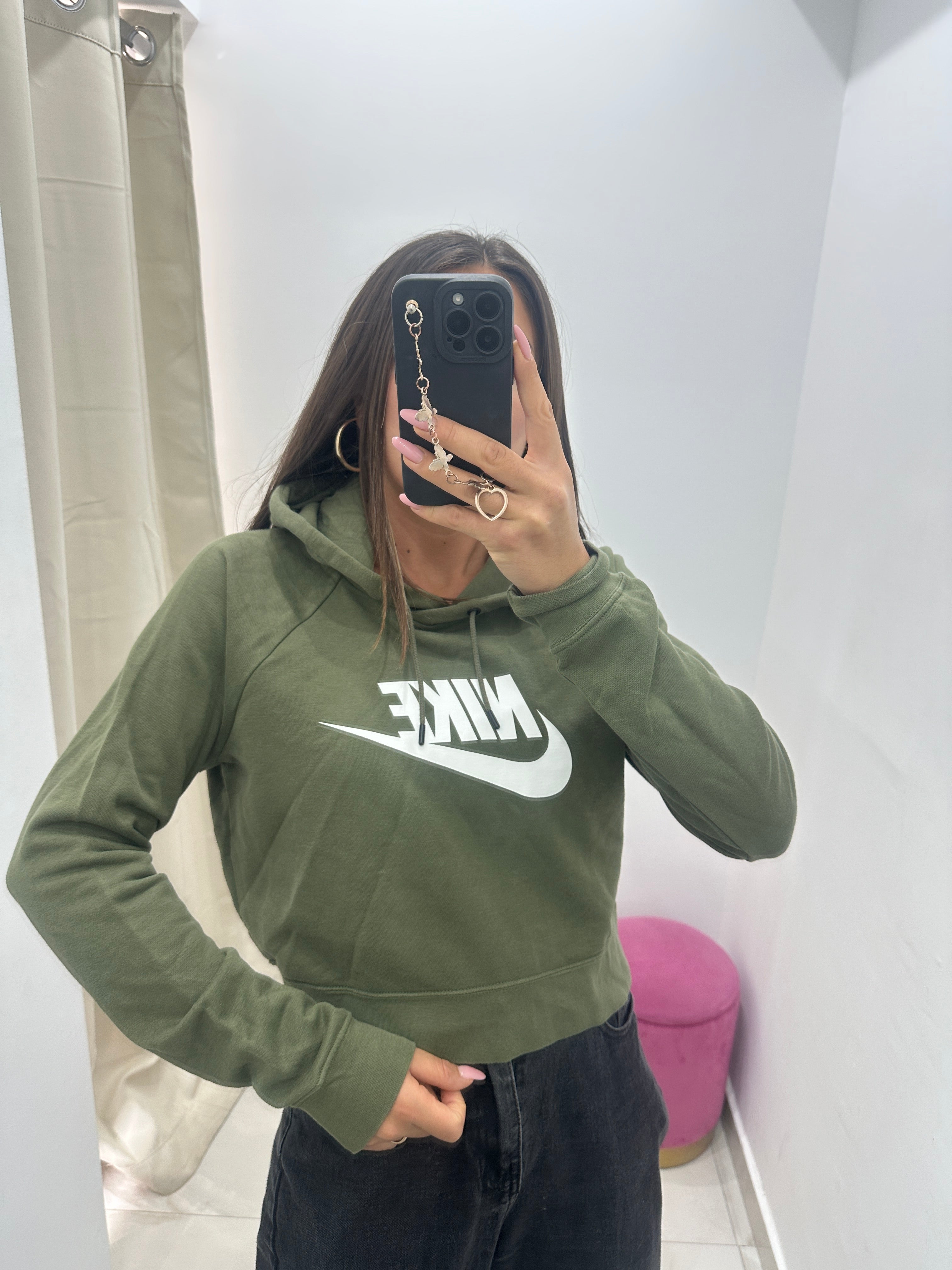 Felpa vintage nike crop