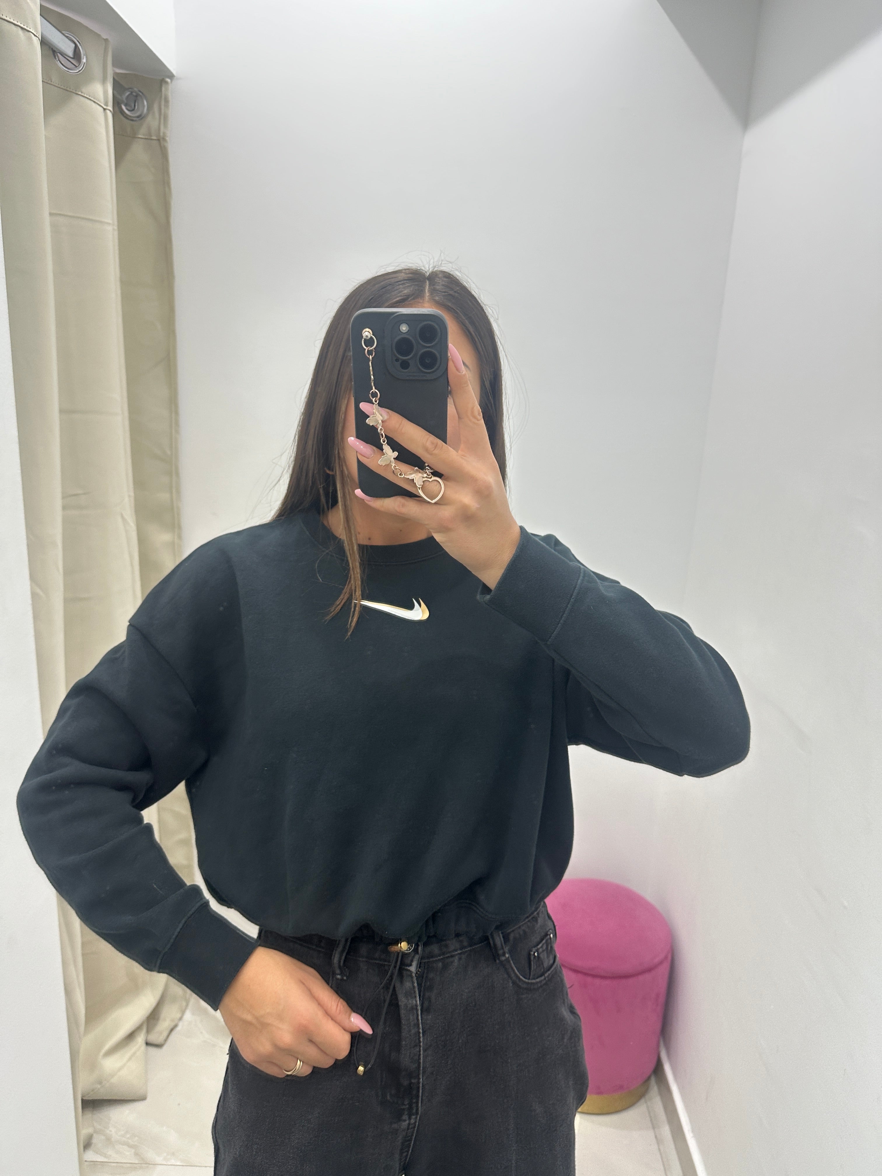 Felpa vintage nike crop