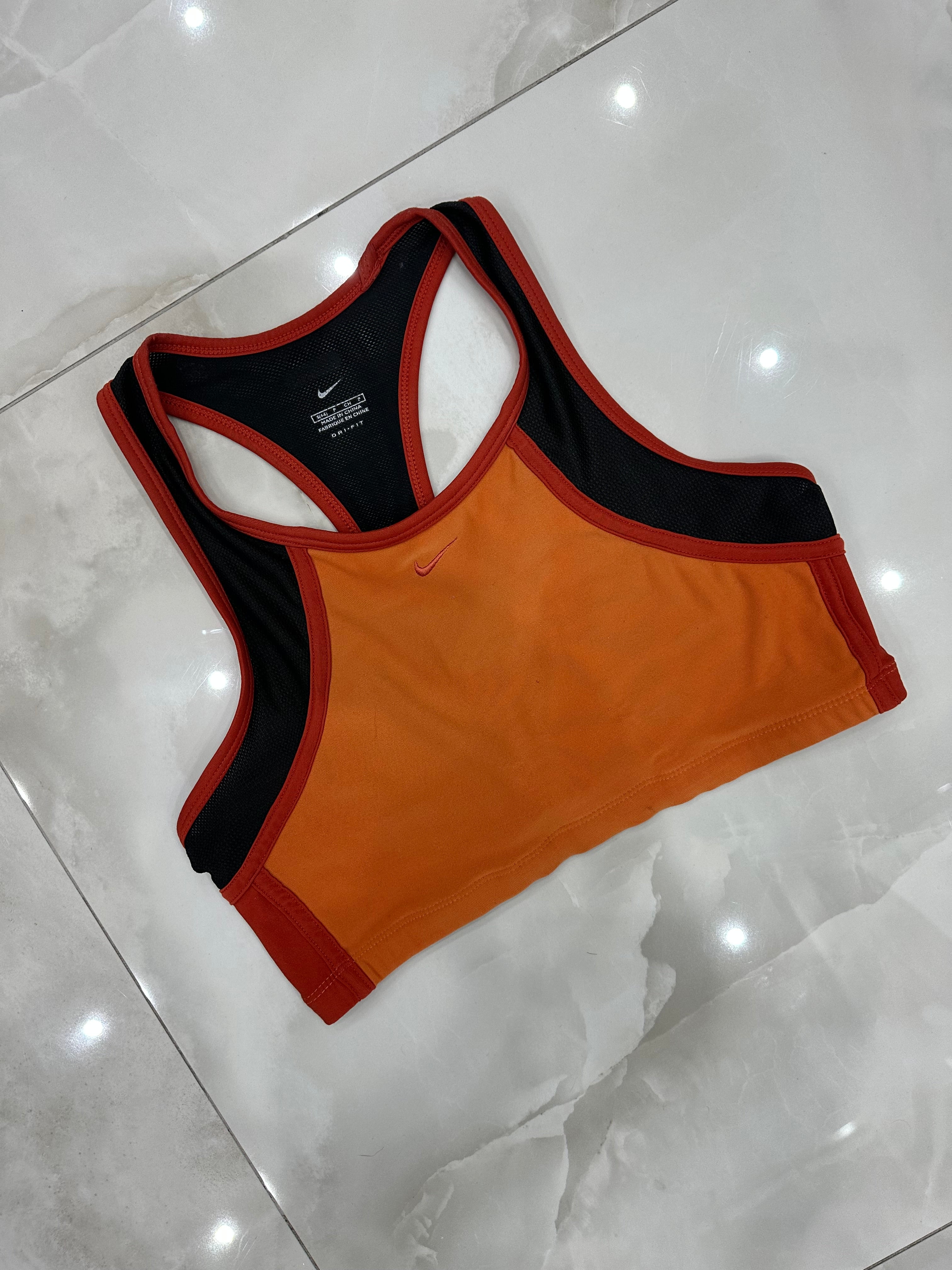 Top vintage arancione