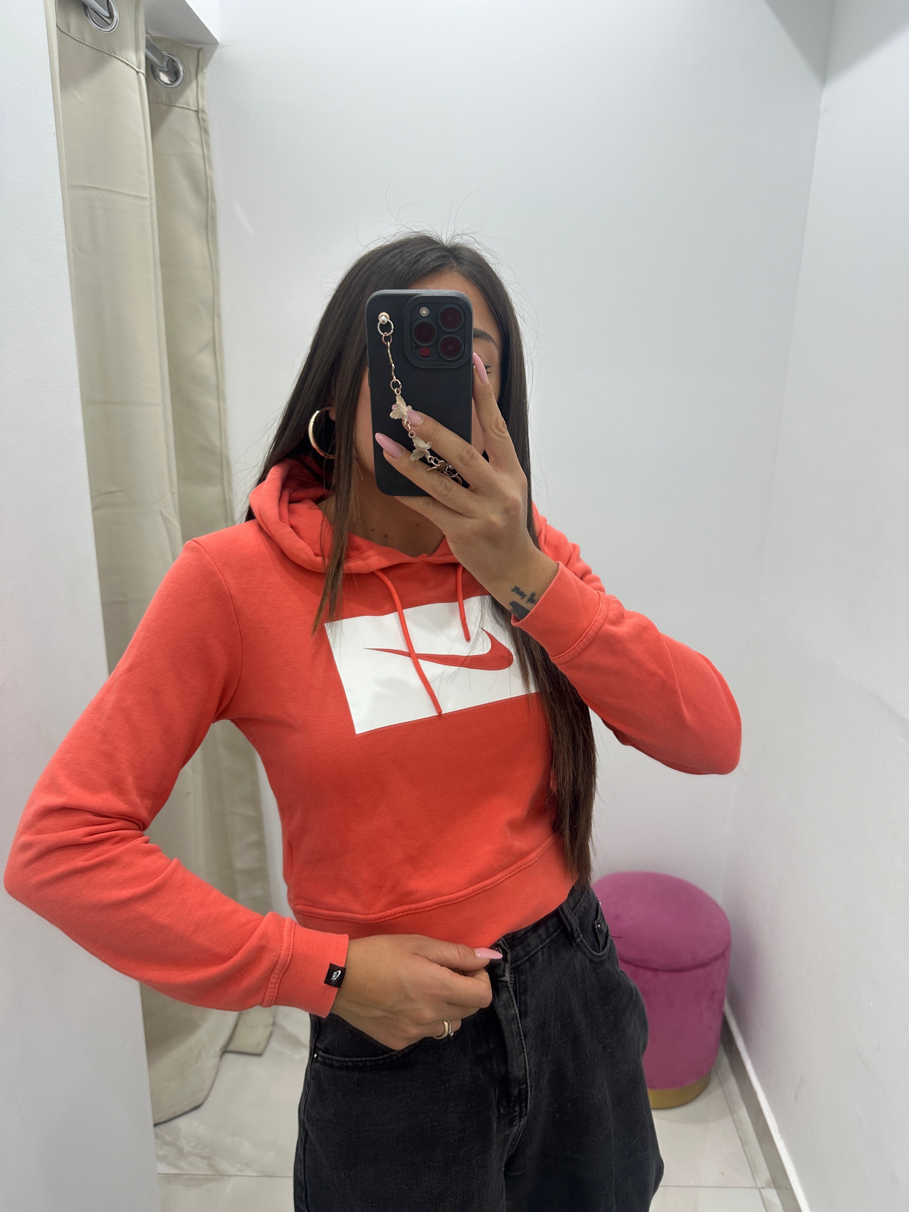 Felpa vintage Nike crop
