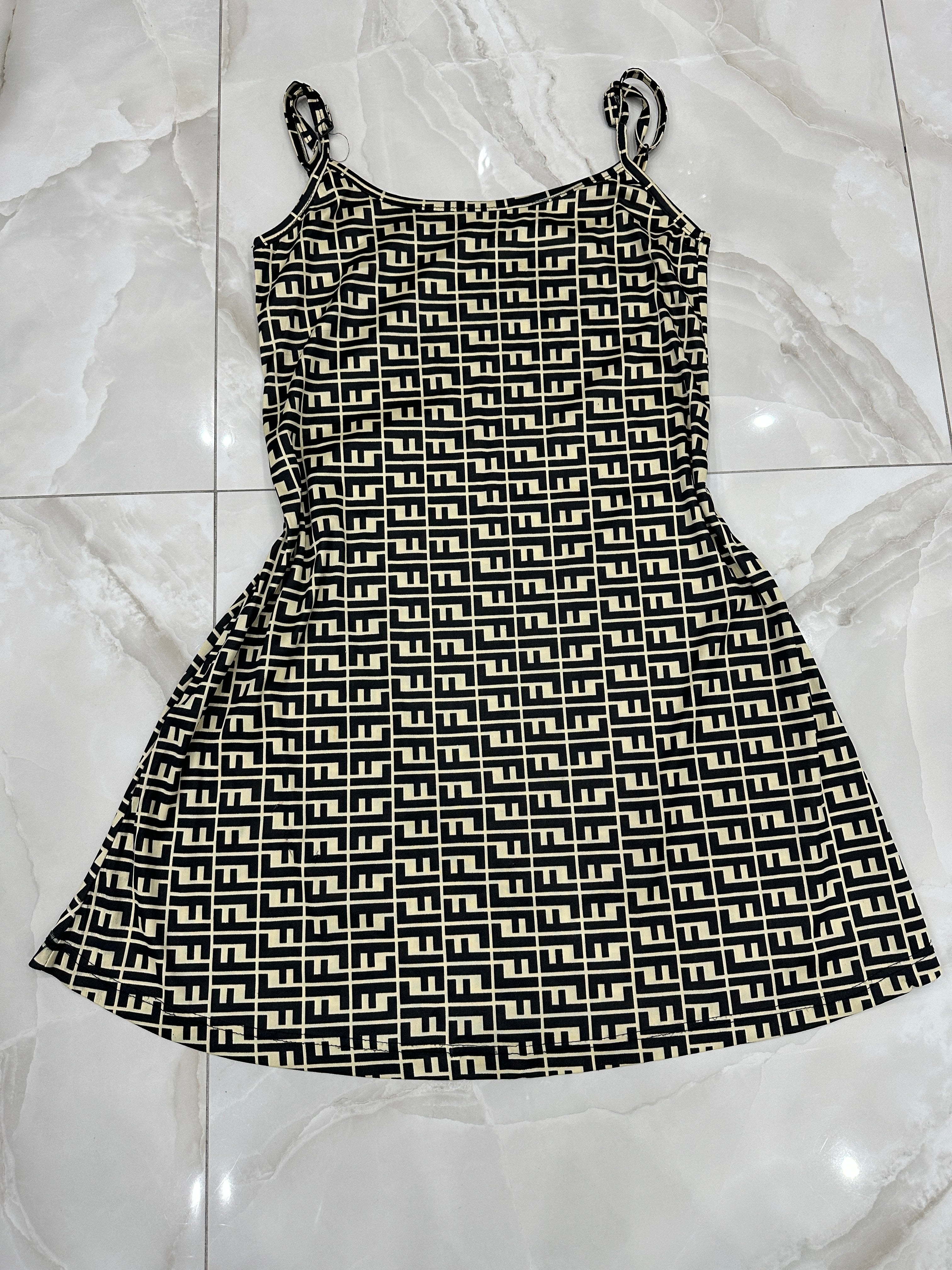 Vestitino vintage oro e nero