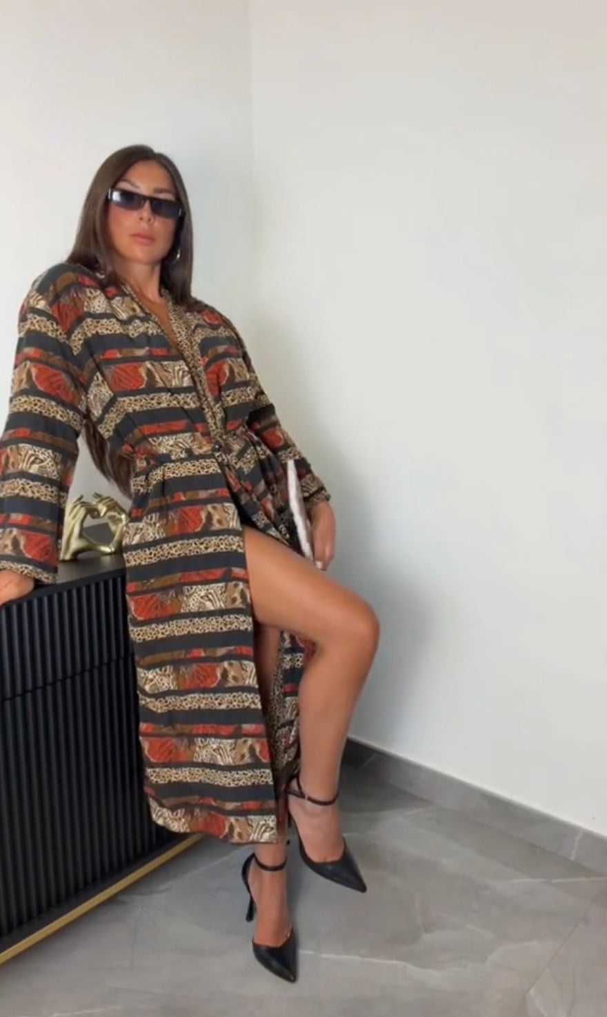 Chimono Vintage Animalier