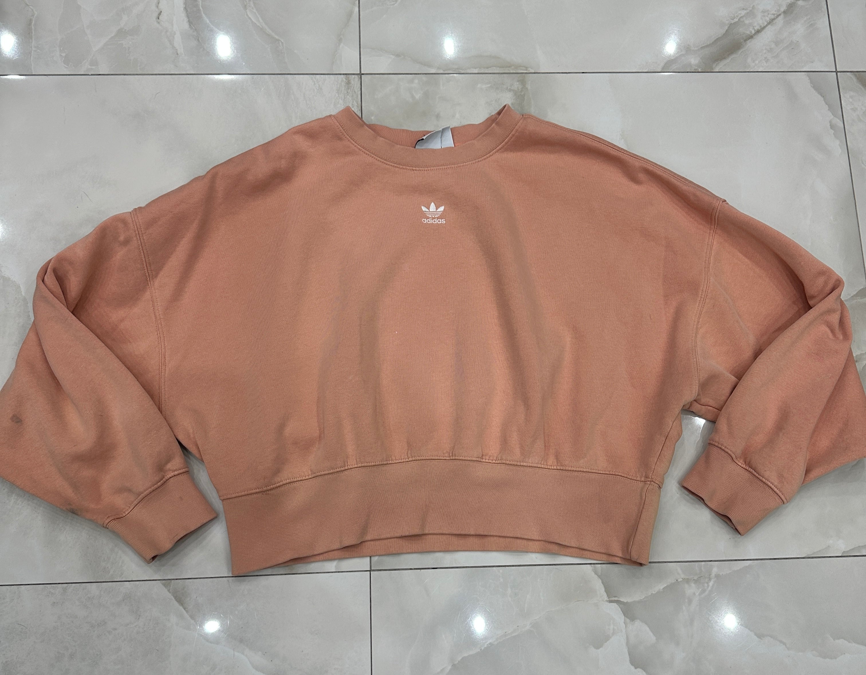 Felpa vintage crop pesca