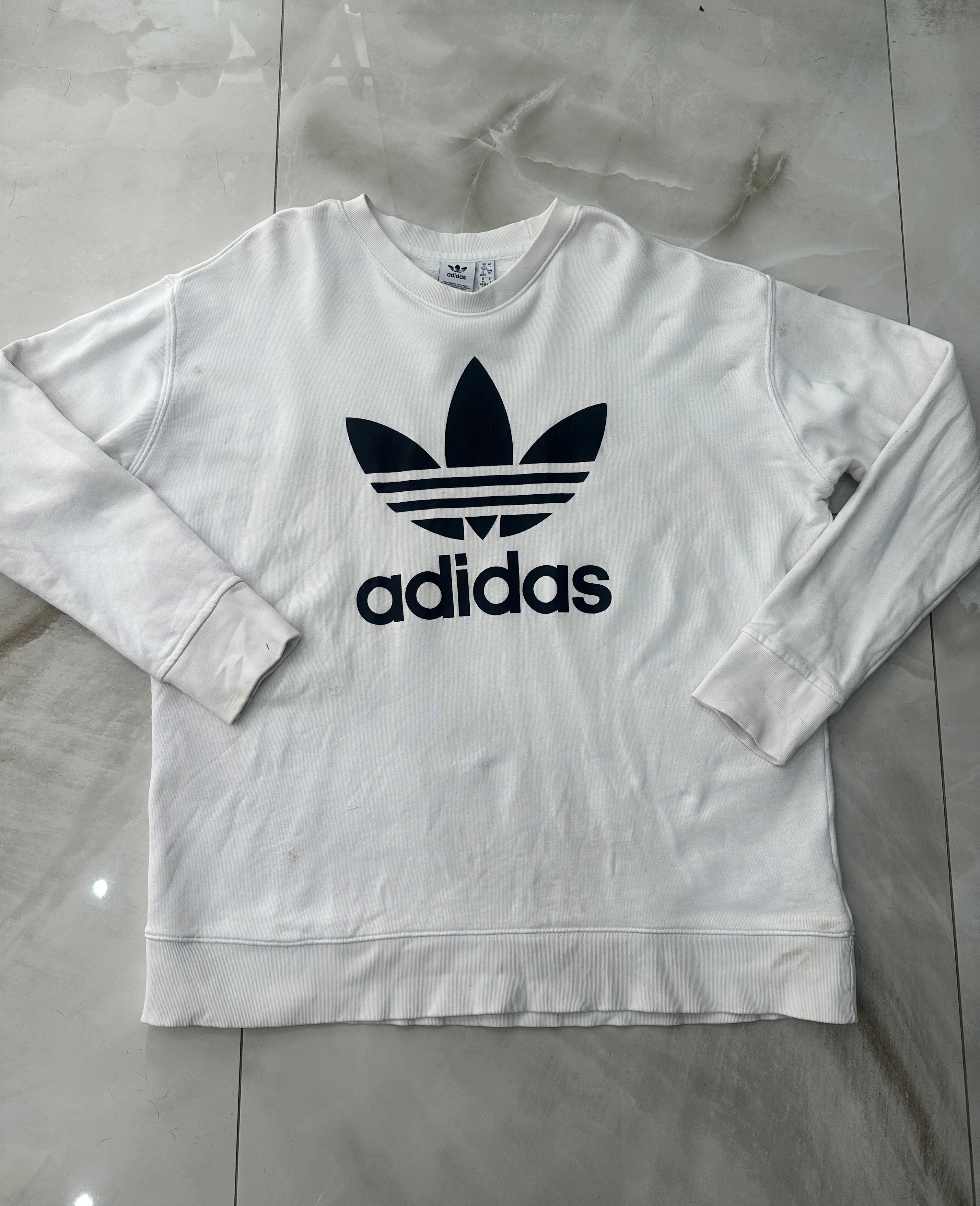 Felpa vintage bianca