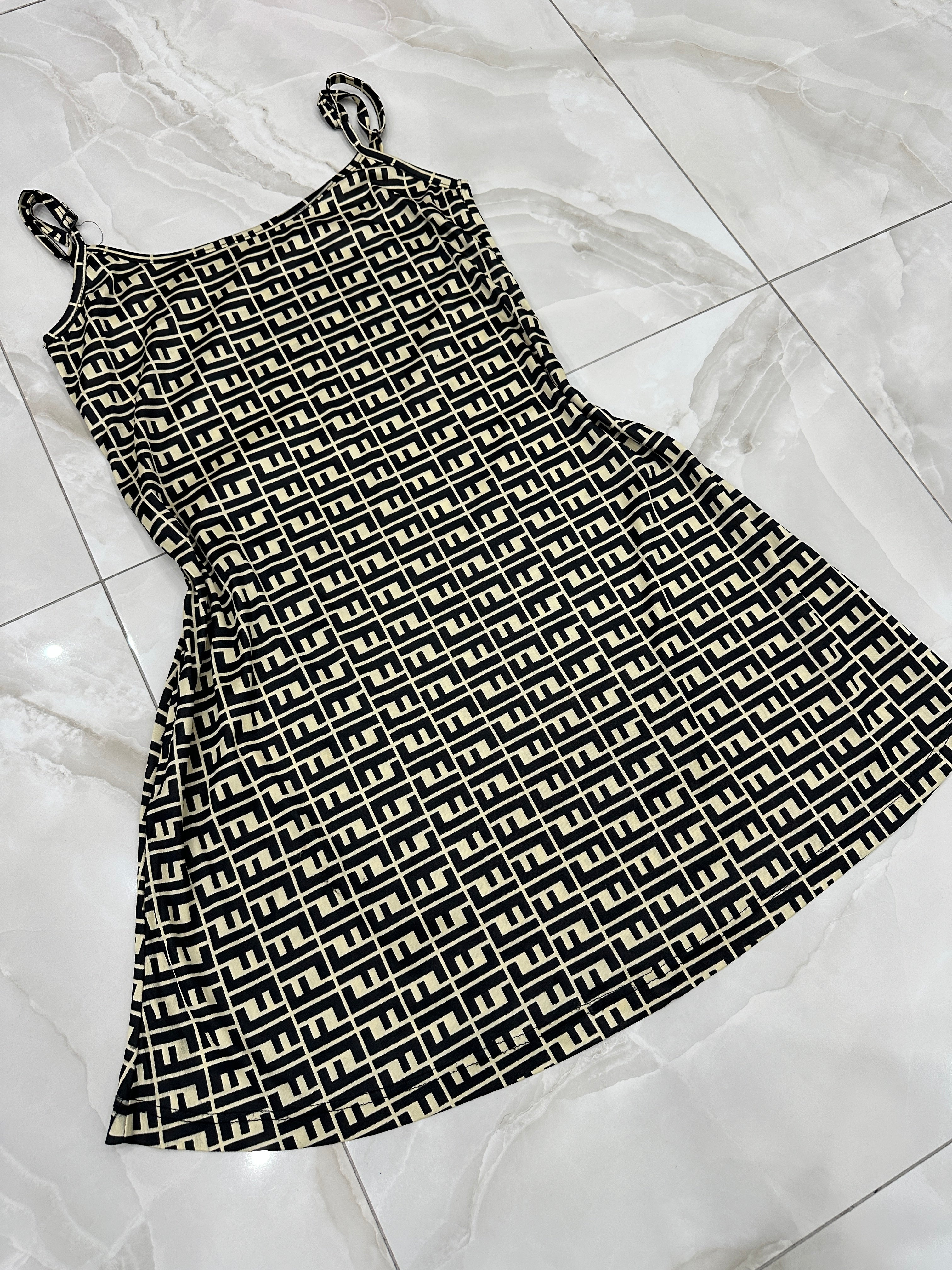 Vestitino vintage oro e nero
