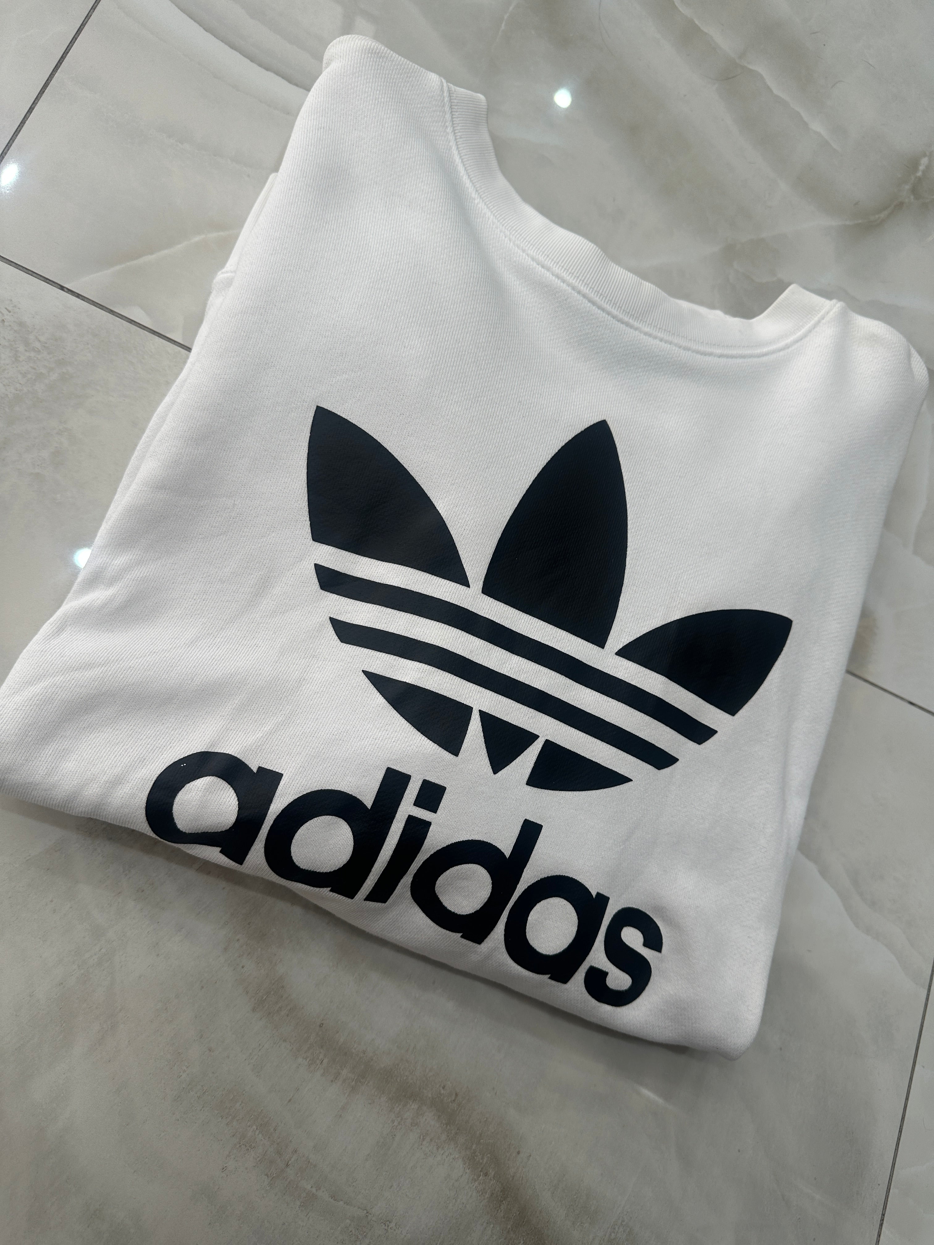 Felpa vintage bianca