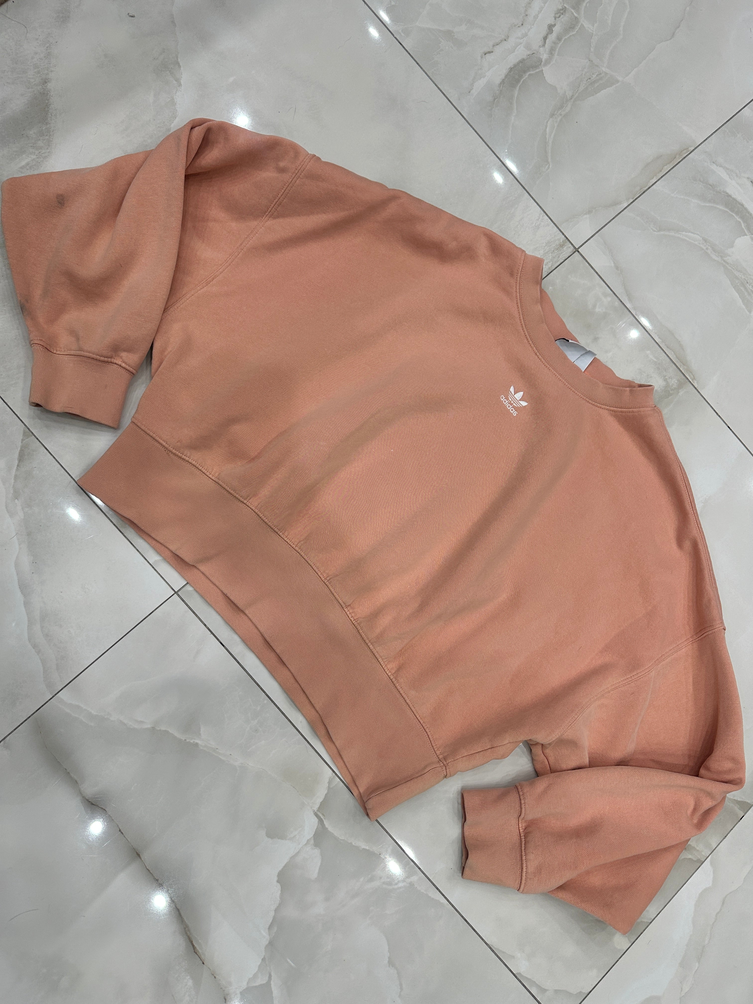 Felpa vintage crop pesca