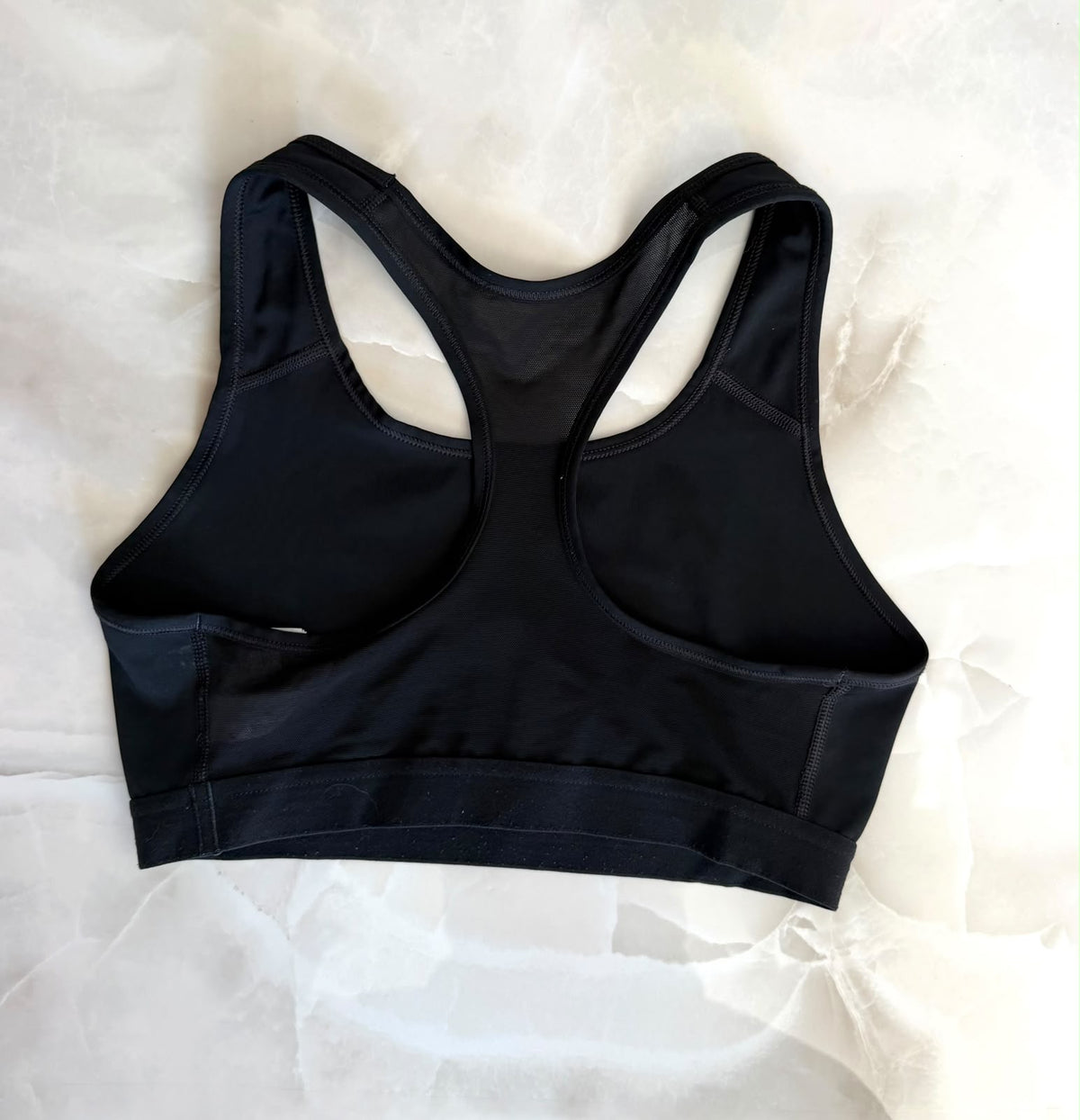 Top vintage sportivo nero