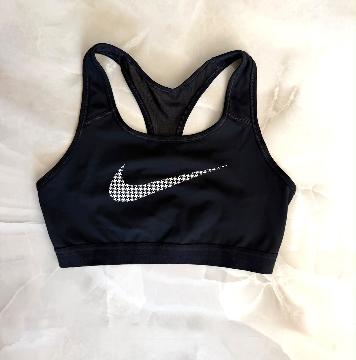 Top vintage sportivo nero