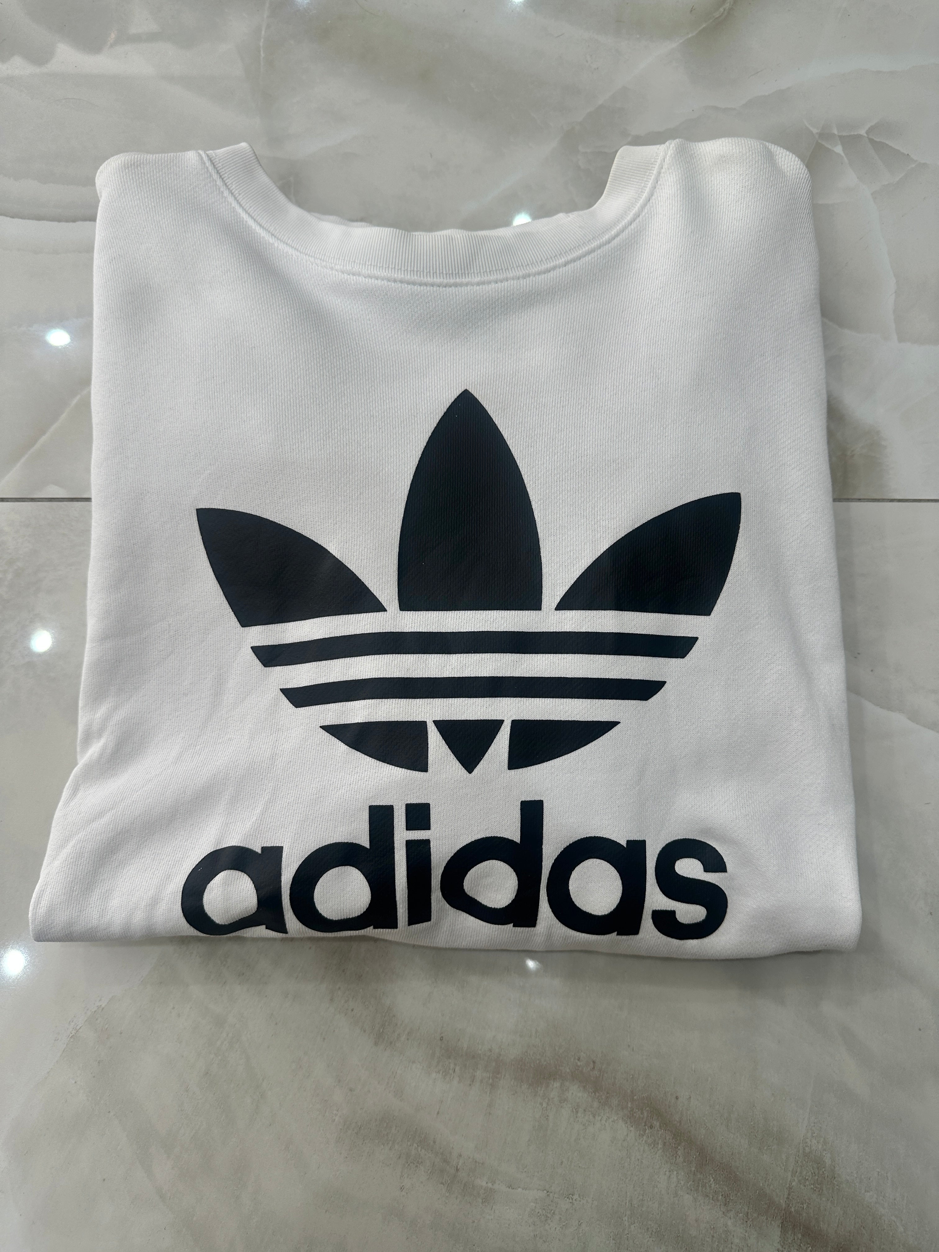 Felpa vintage bianca