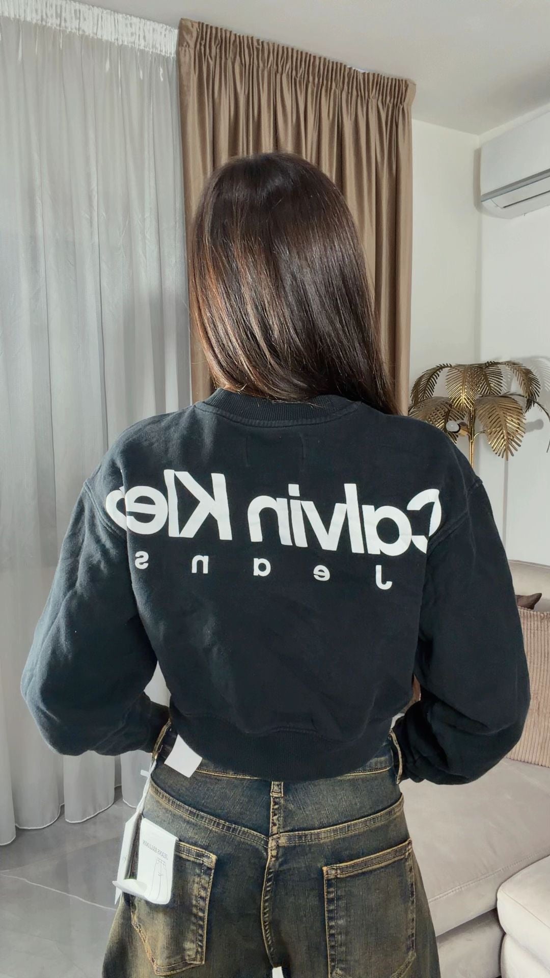 Felpa vintage sportivo nera