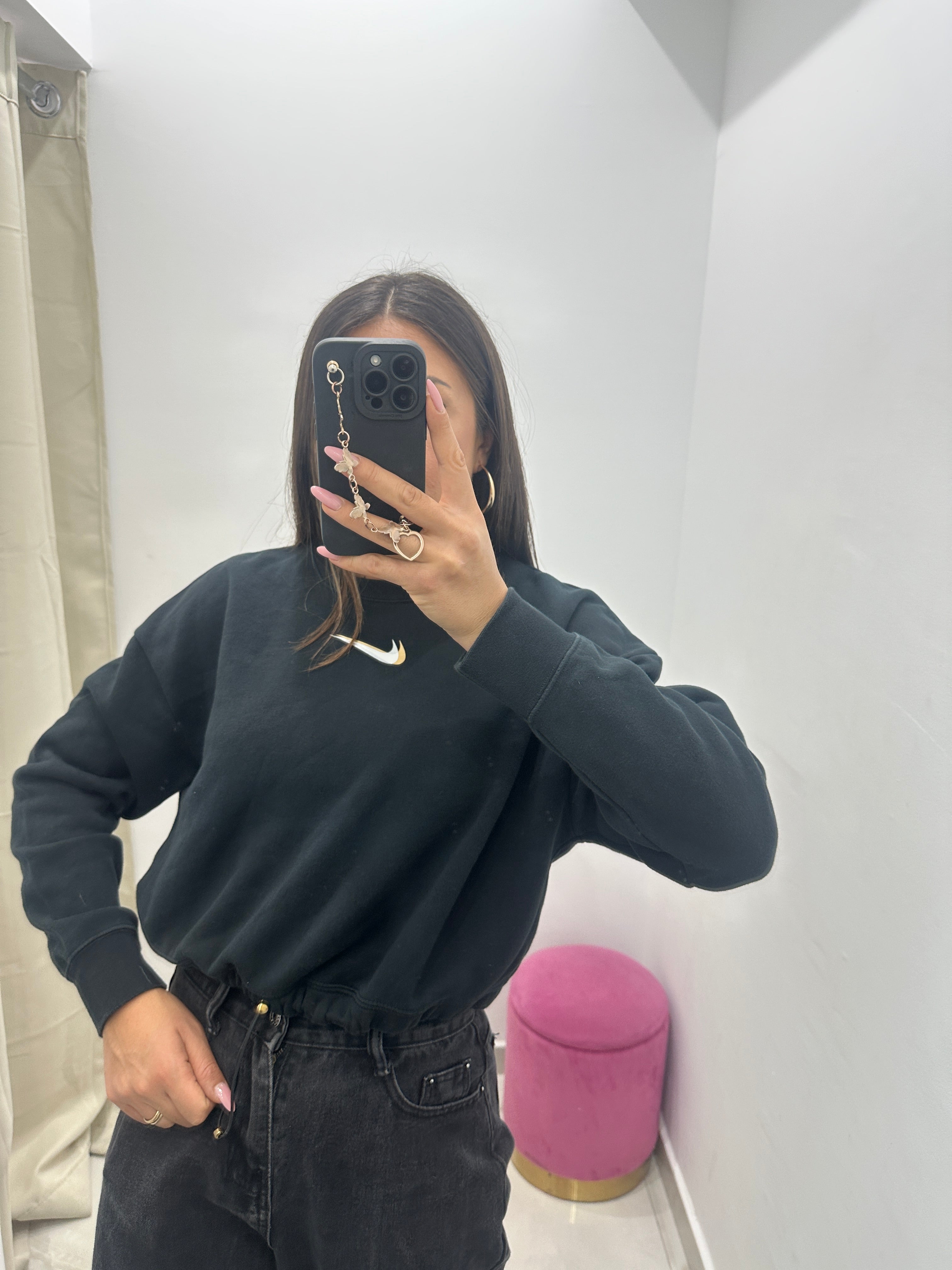 Felpa vintage nike crop