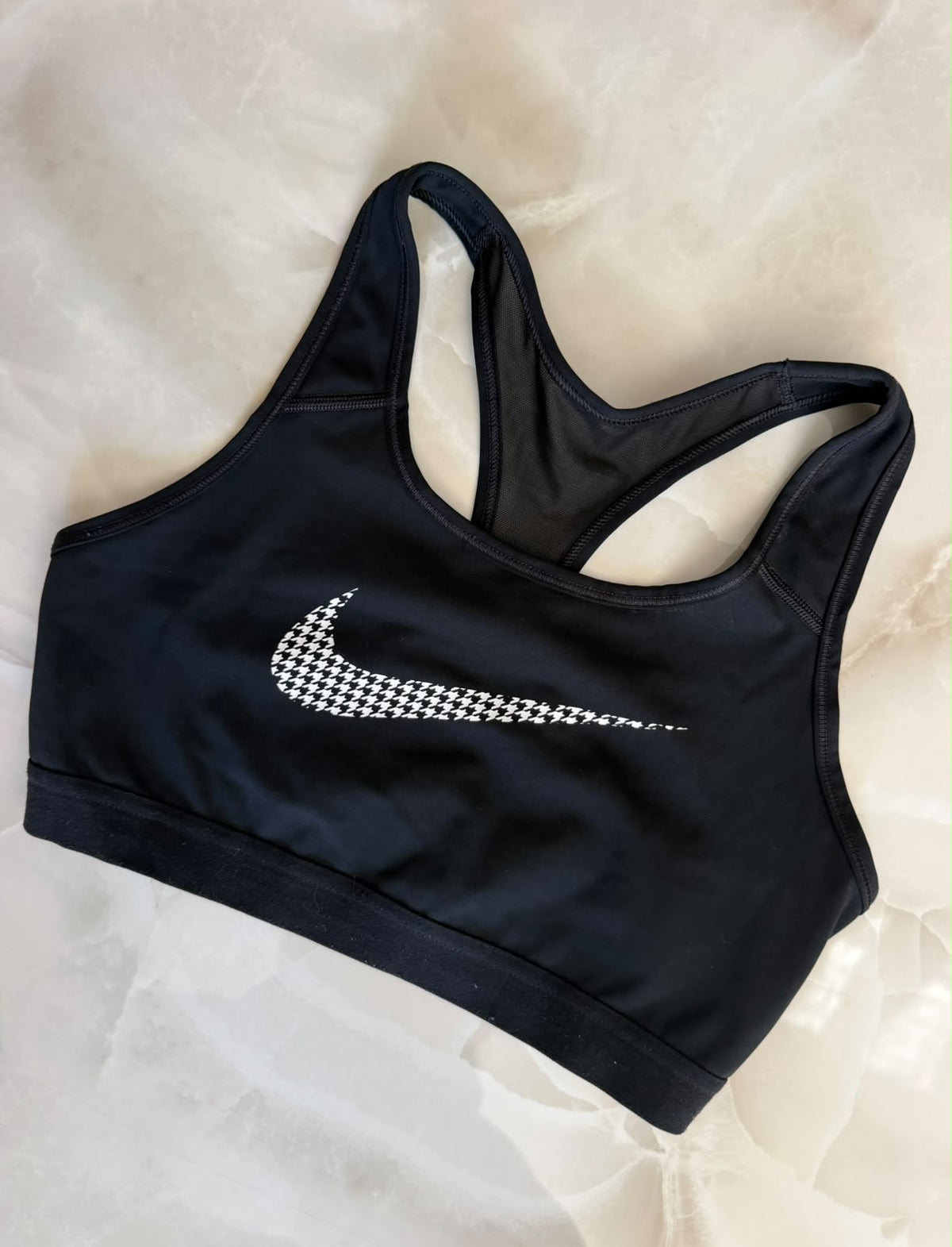Top vintage sportivo nero