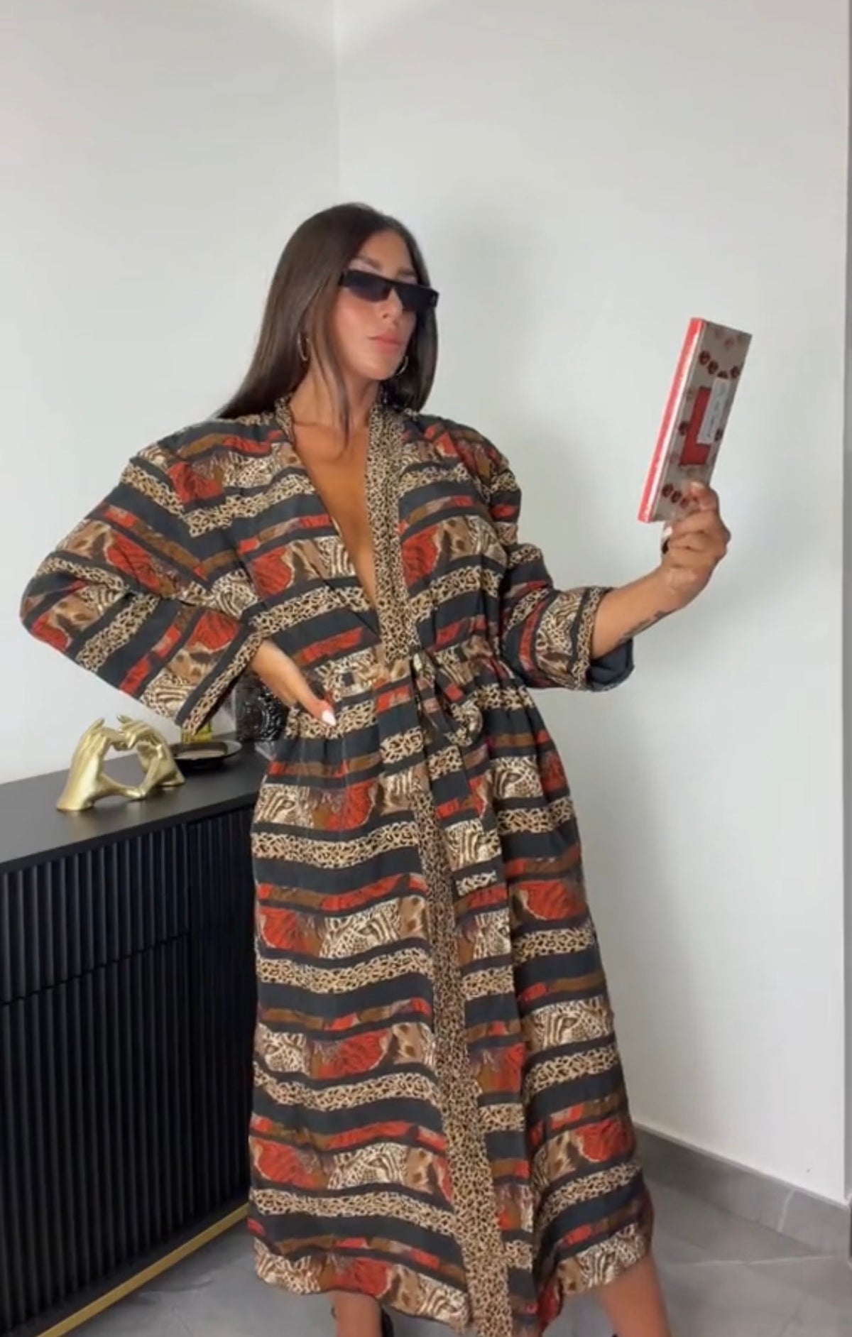 Chimono Vintage Animalier