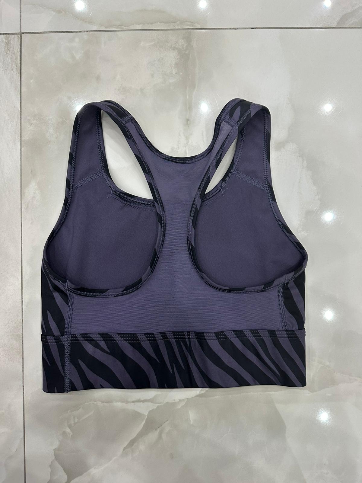Top vintage viola e nero