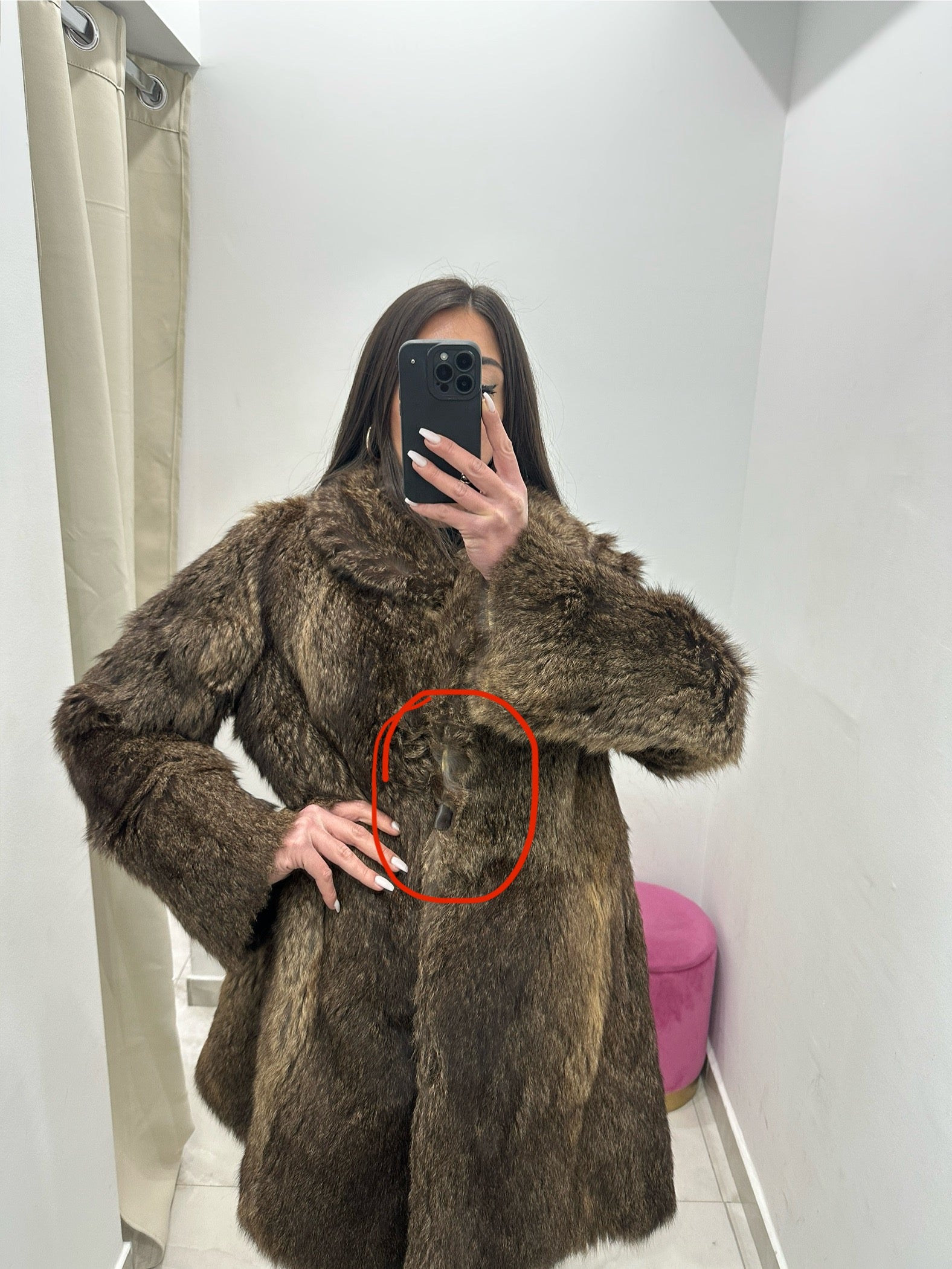 Pelliccia vera vintage marmot