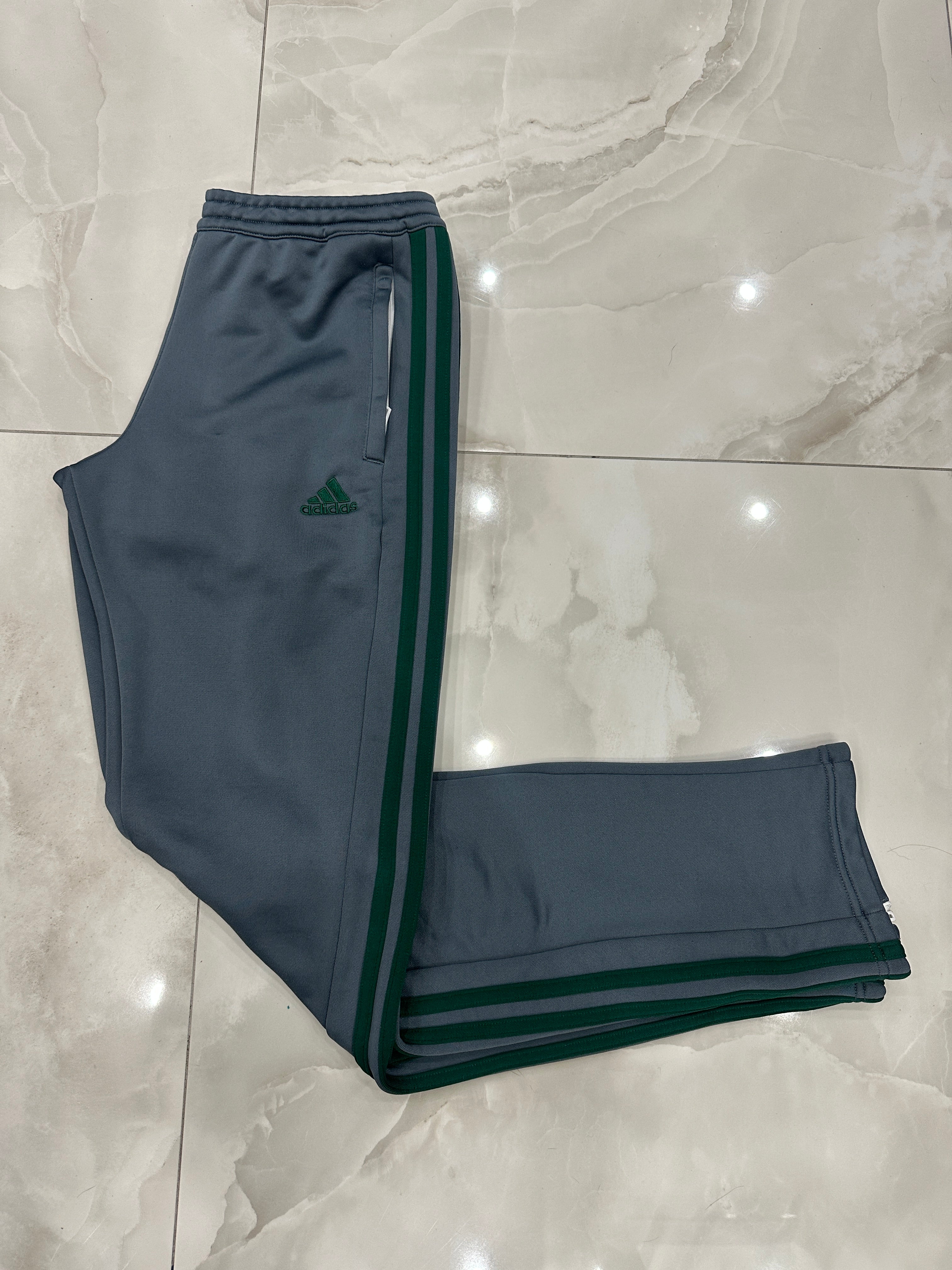 Pantatuta vintage celeste scuro e verde