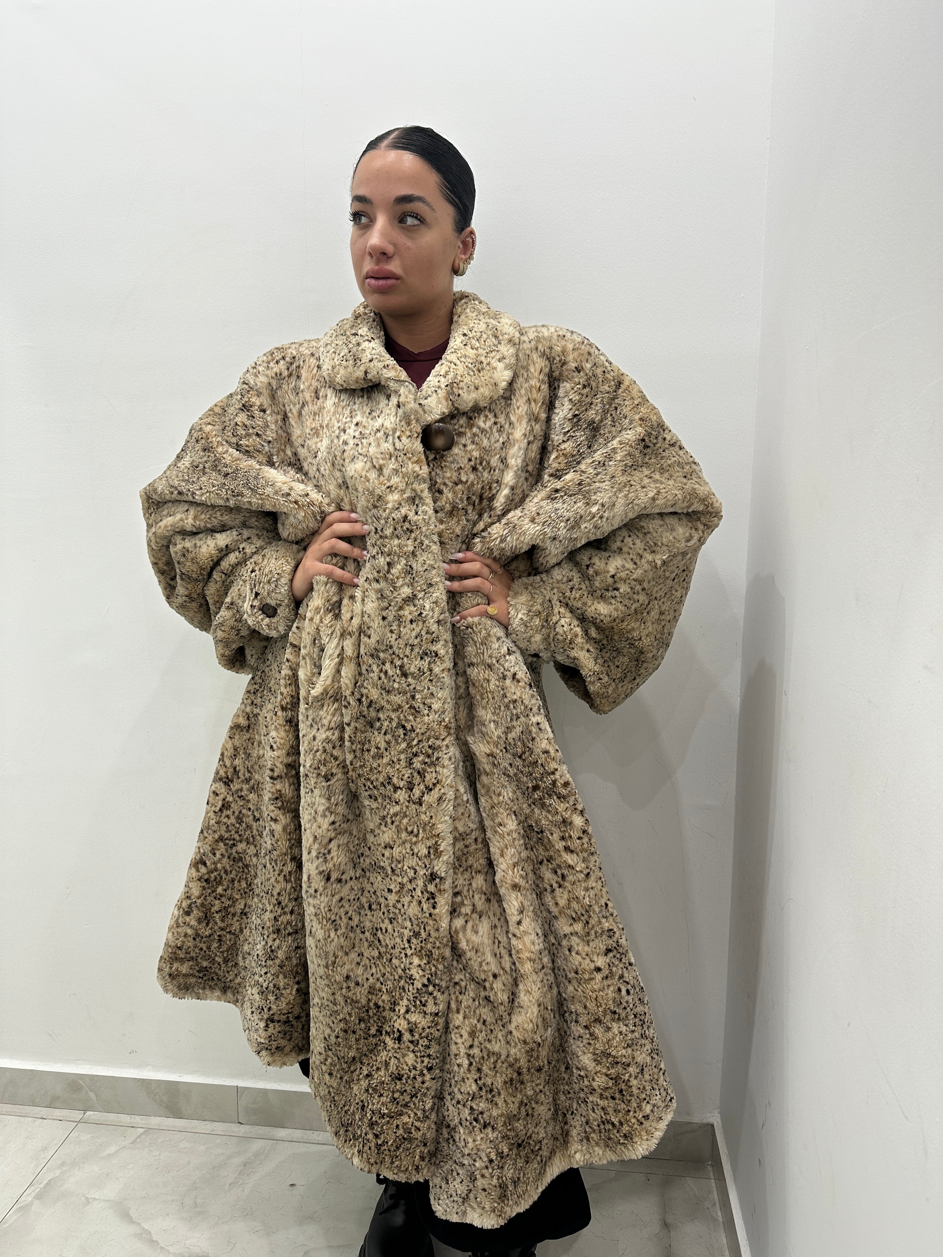 Pelliccia vera vintage animalier